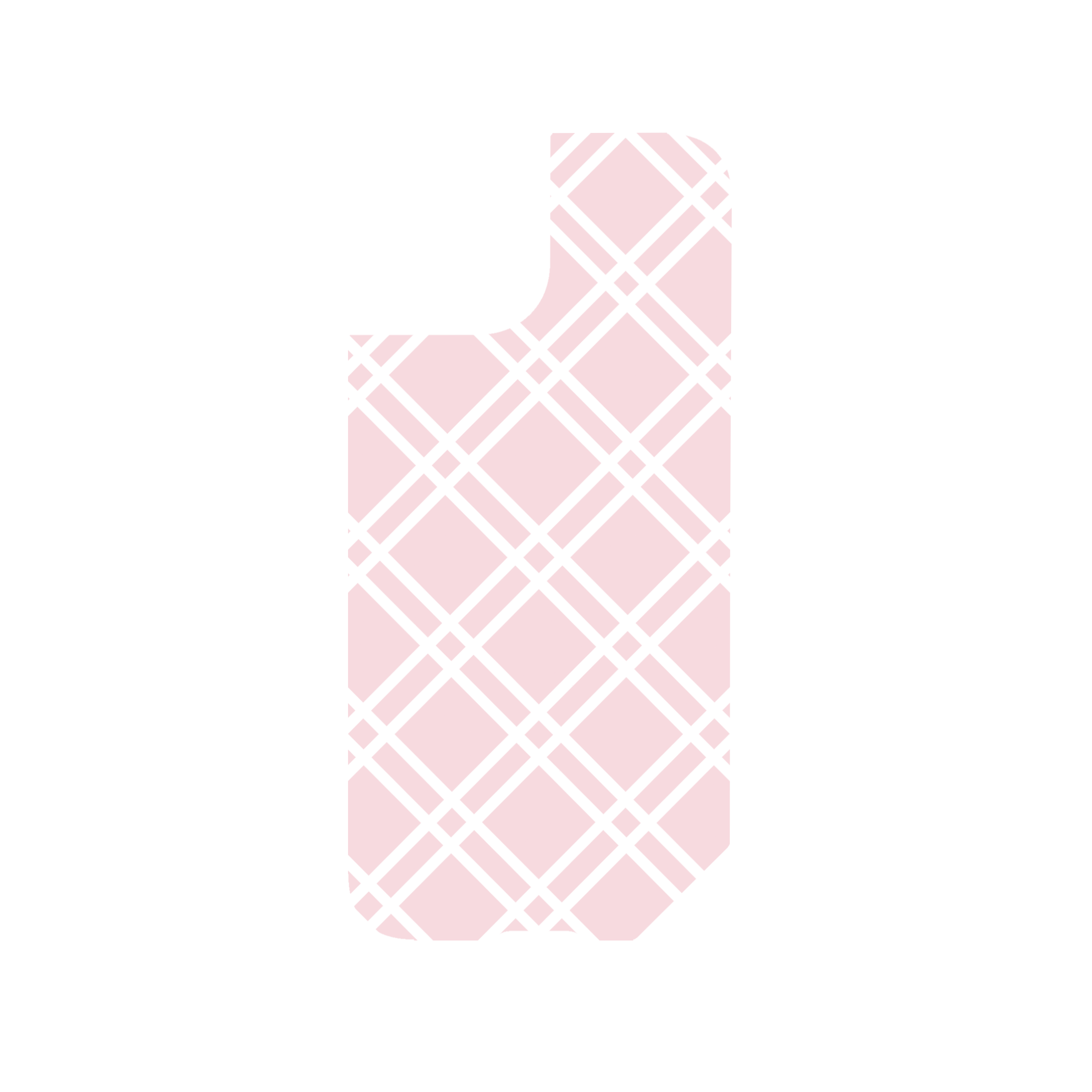BUBBLEGUM CROSSED GRID