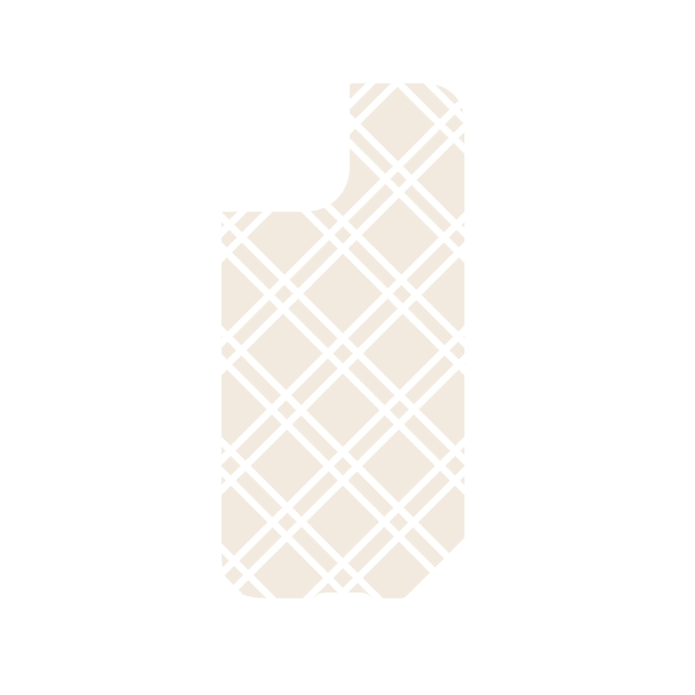 CREAM CROSSED GRID