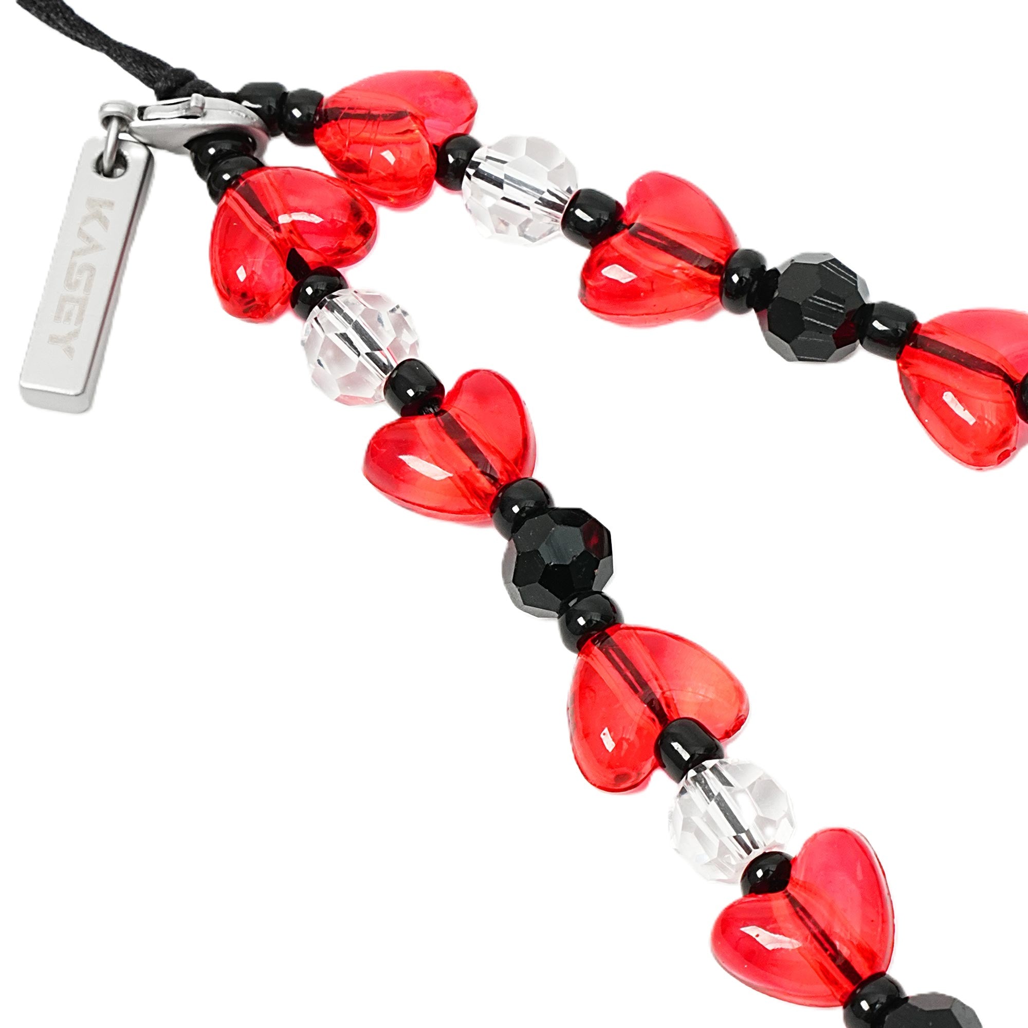 Red hearts Cadena corta