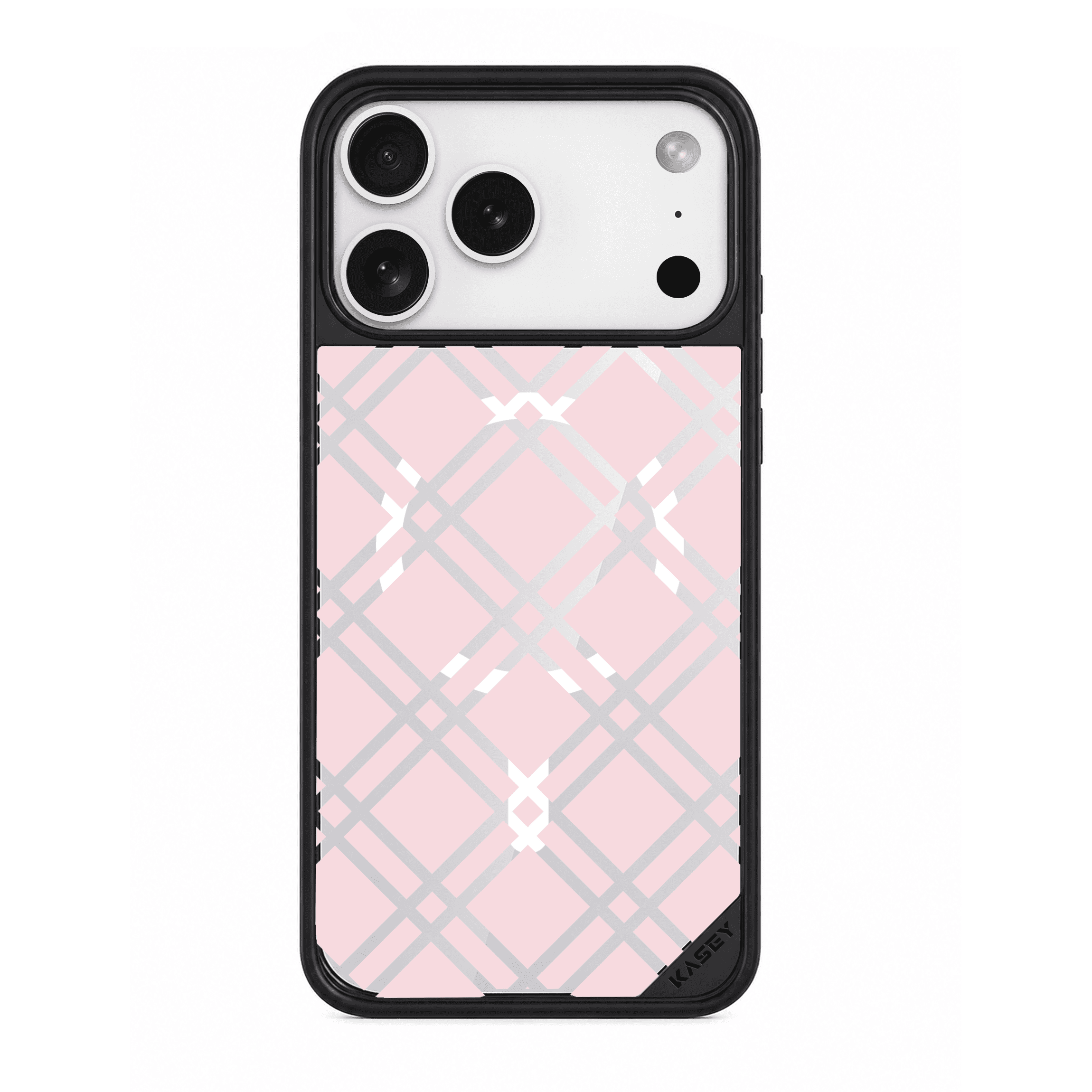 BUBBLEGUM CROSSED GRID