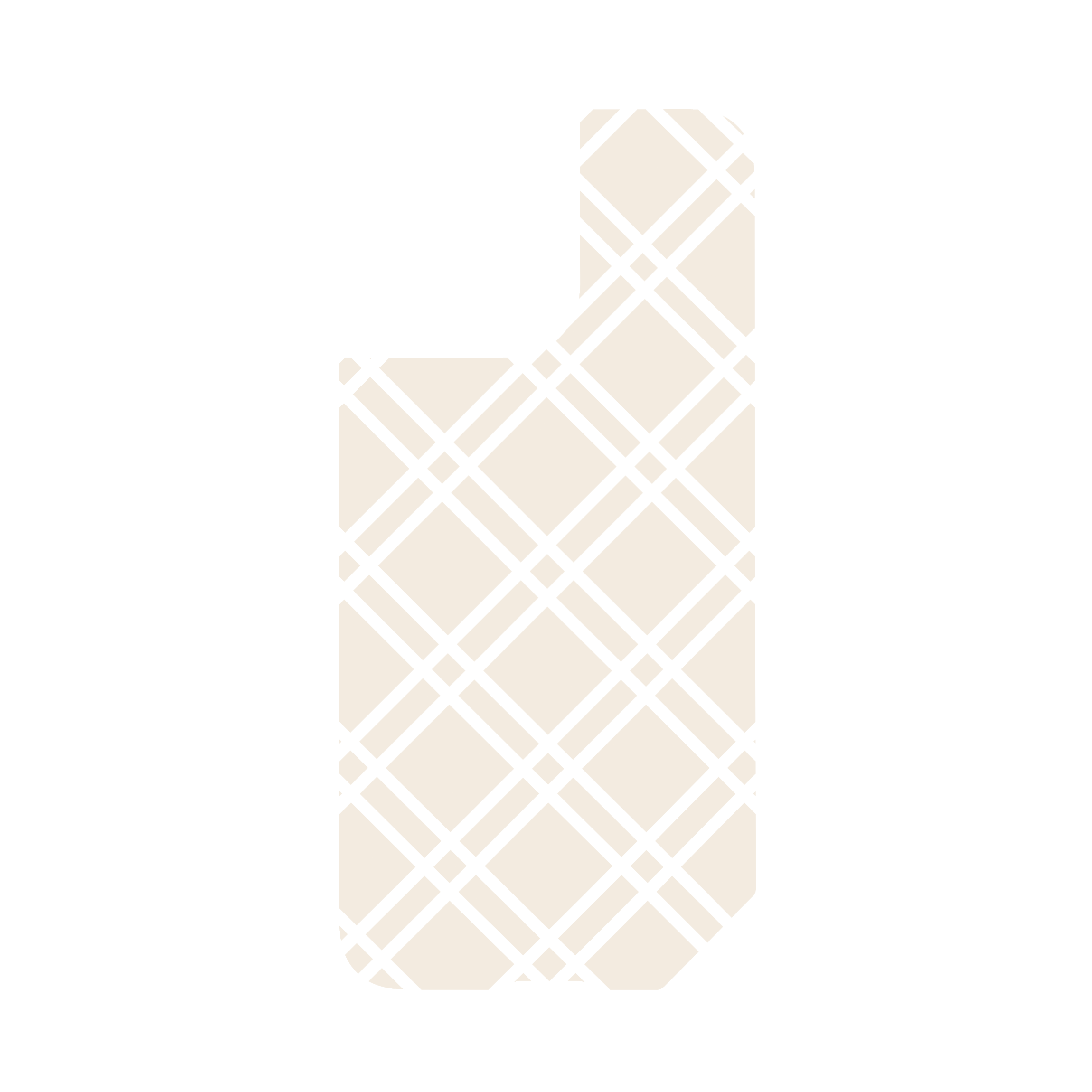 CREAM CROSSED GRID