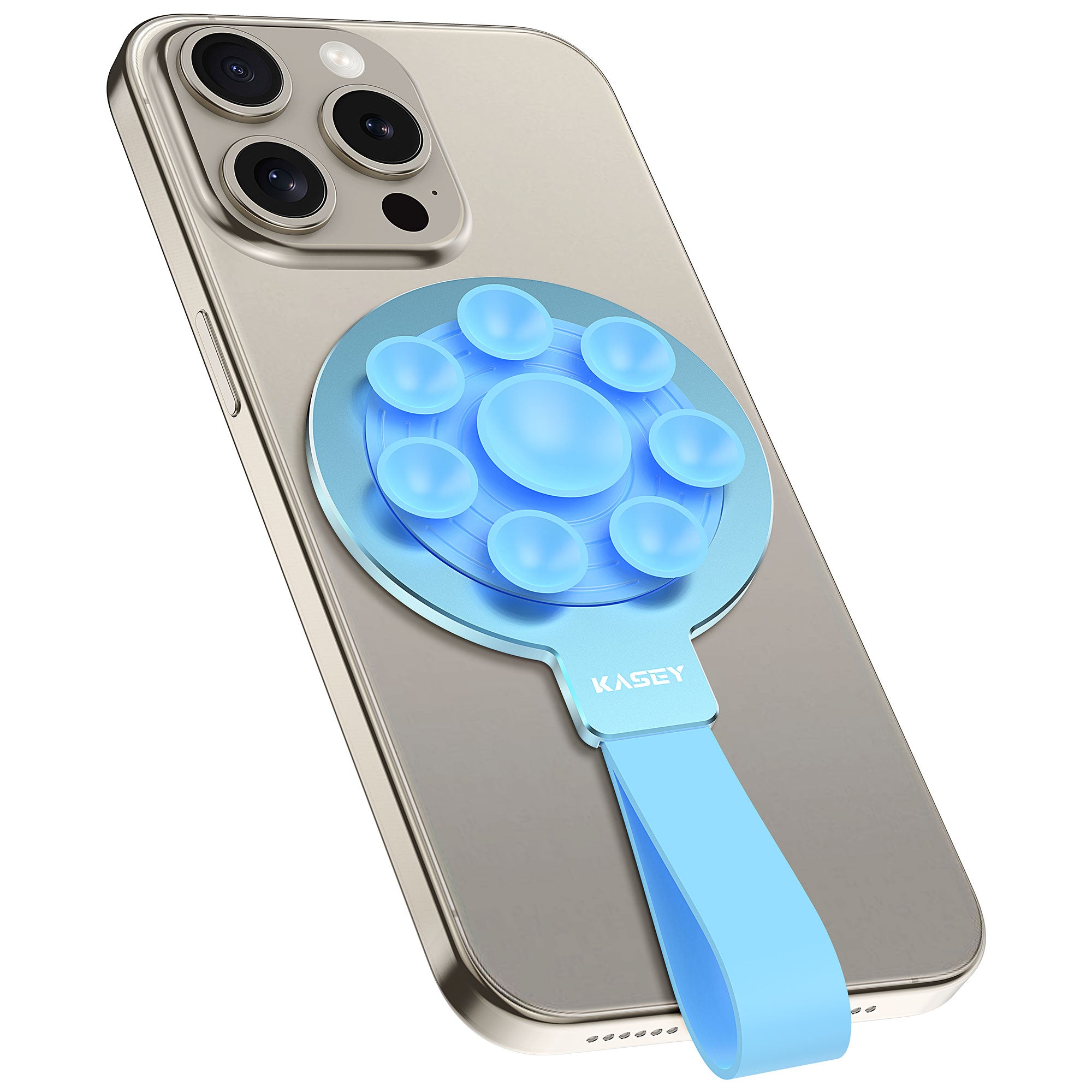 Ventosa metálica magsafe azul