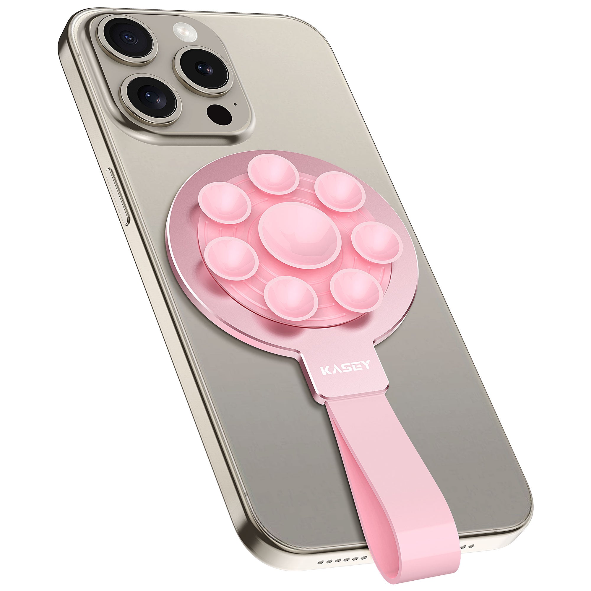 Ventosa metálica magsafe rosa